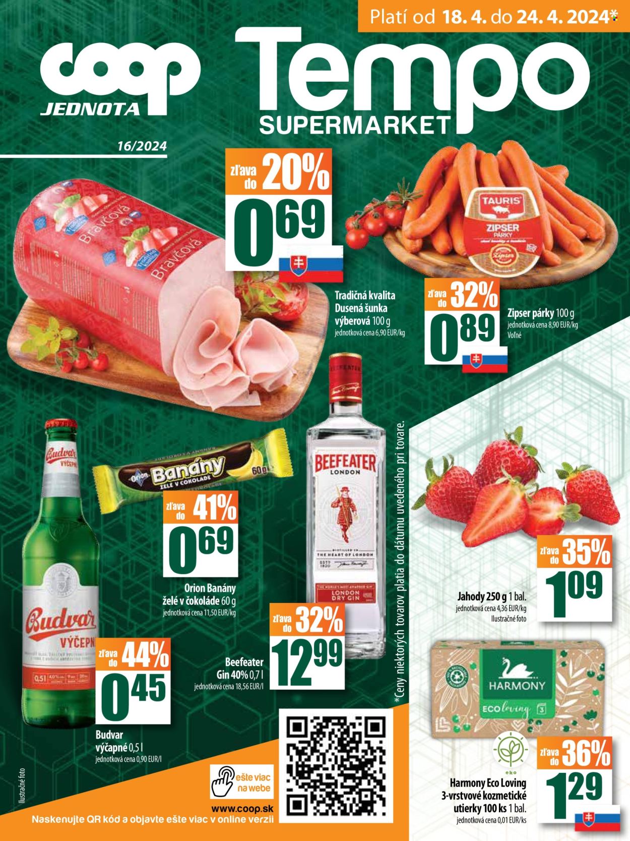 Leták COOP Jednota - 18.4.2024 - 24.4.2024. Strana 16
