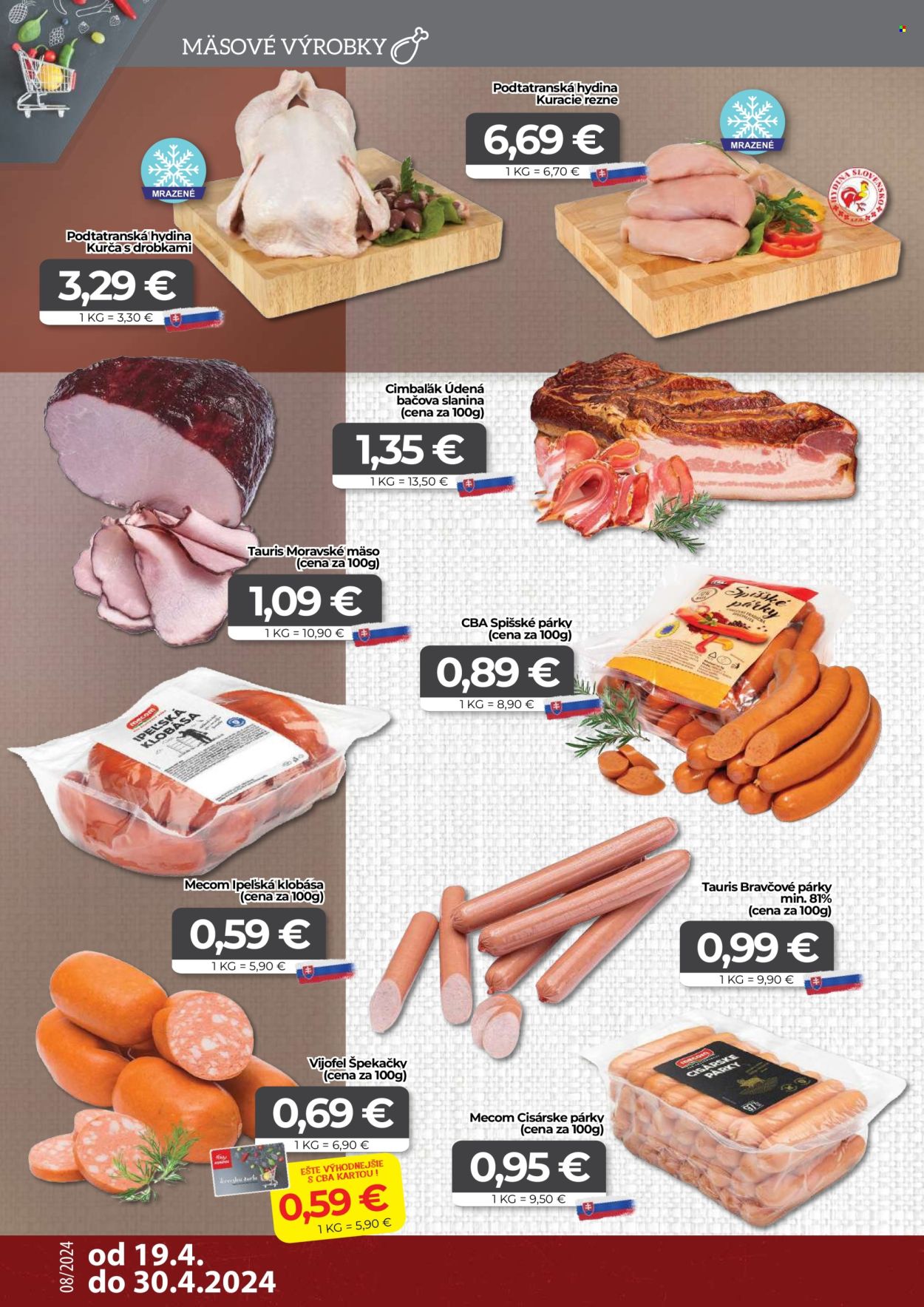 Leták CBA Komfos - 19.4.2024 - 30.4.2024. Strana 2
