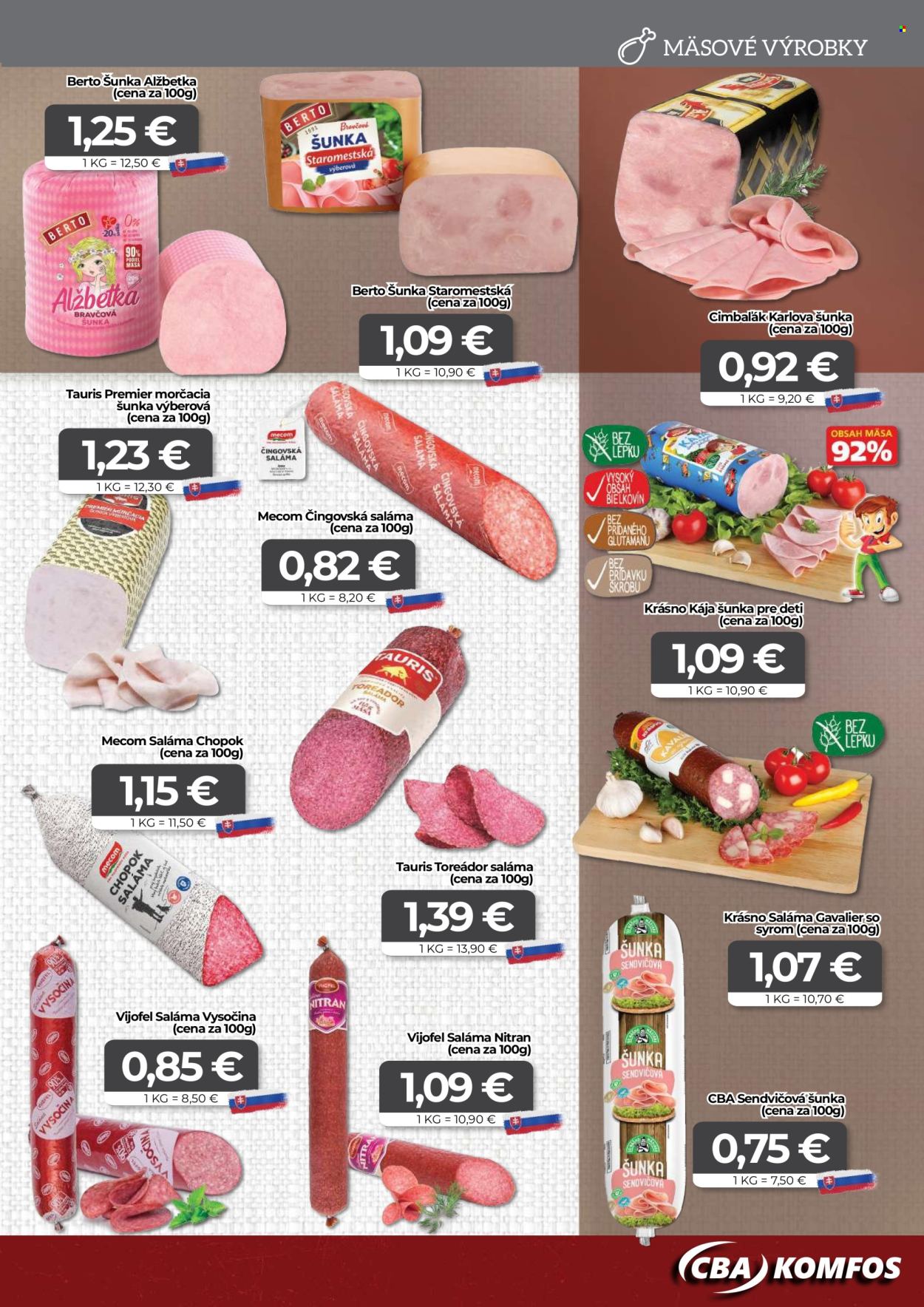 Leták CBA Komfos - 19.4.2024 - 30.4.2024. Strana 3