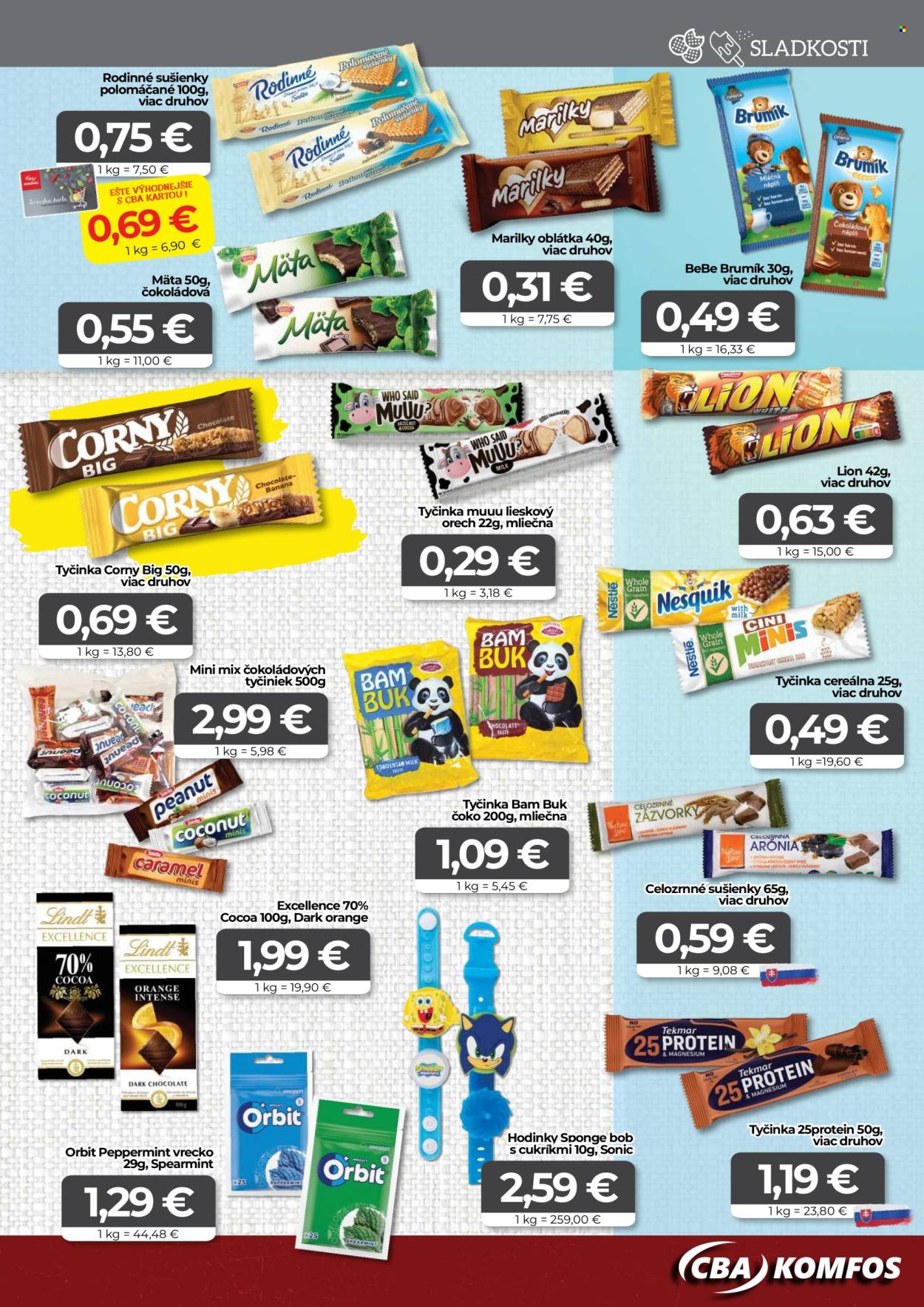 Leták CBA Komfos - 19.4.2024 - 30.4.2024. Strana 11