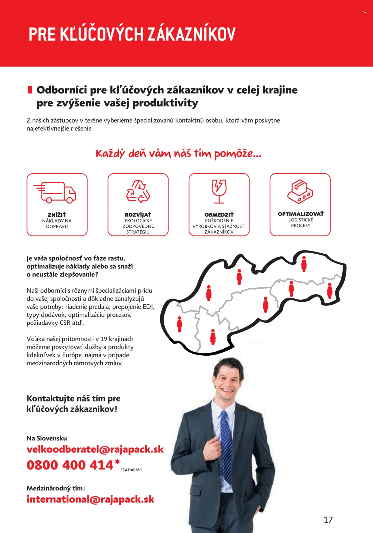 Leták RAJA. Strana 17