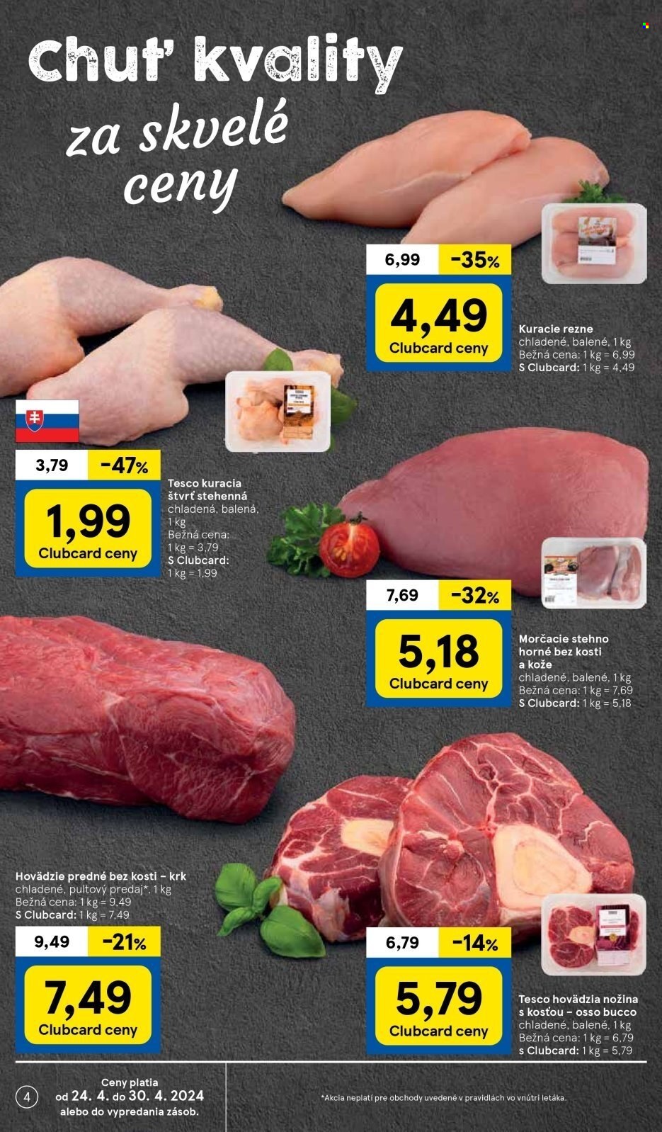 Leták TESCO - 24.4.2024 - 30.4.2024. Strana 4