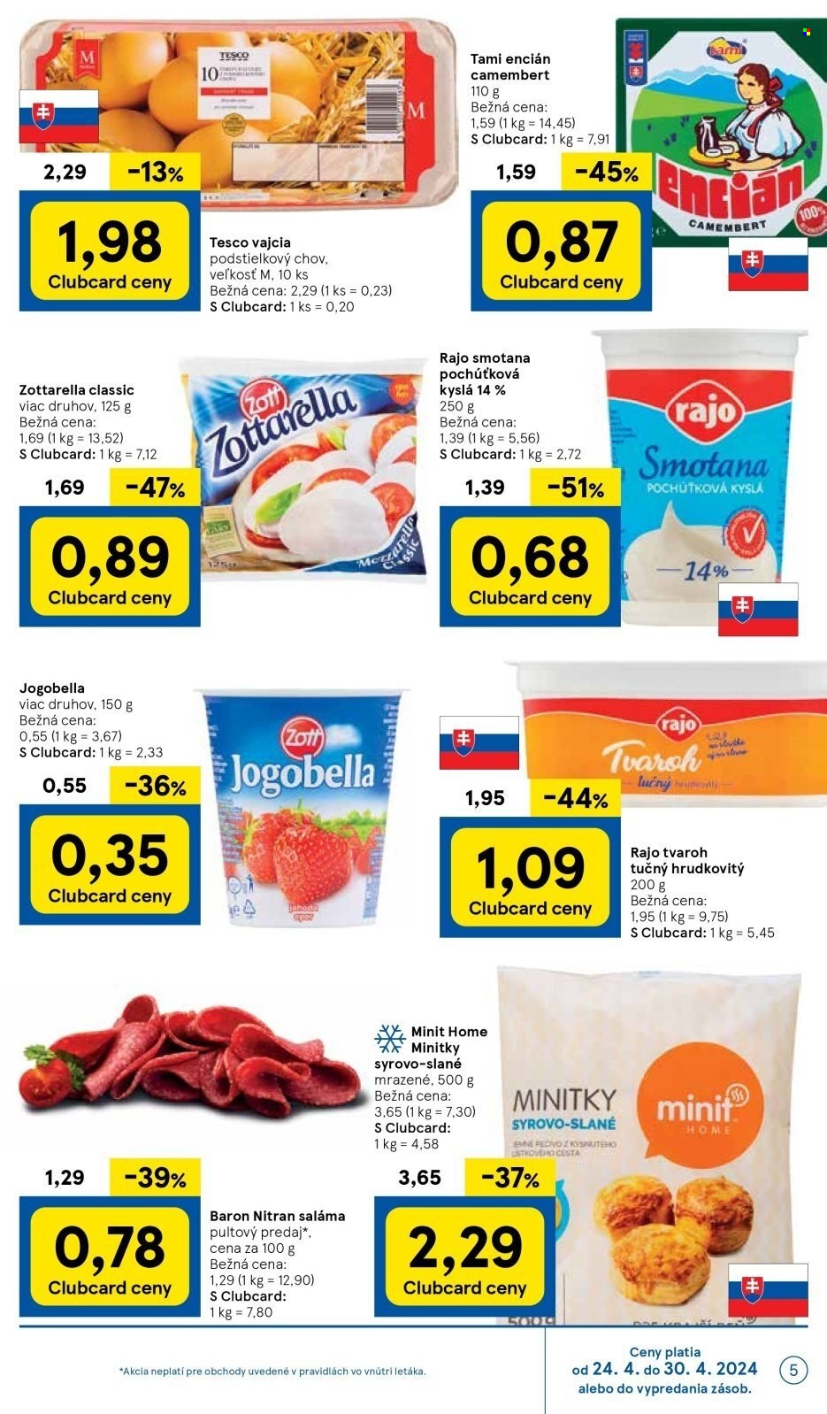 Leták TESCO - 24.4.2024 - 30.4.2024. Strana 5
