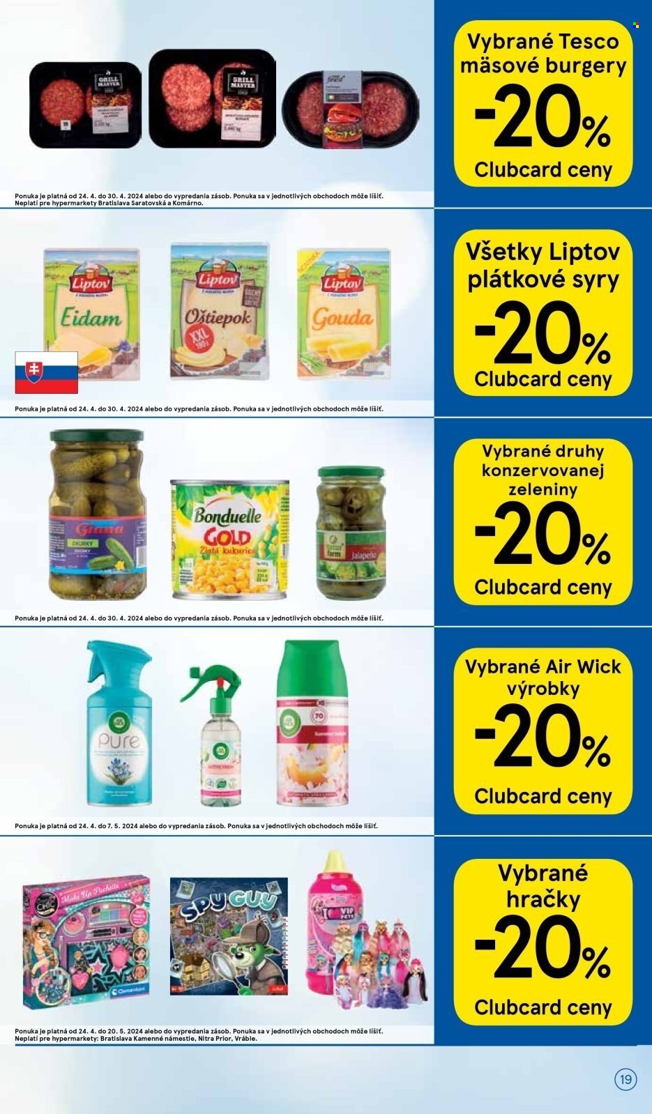 Leták TESCO - 24.4.2024 - 30.4.2024. Strana 19