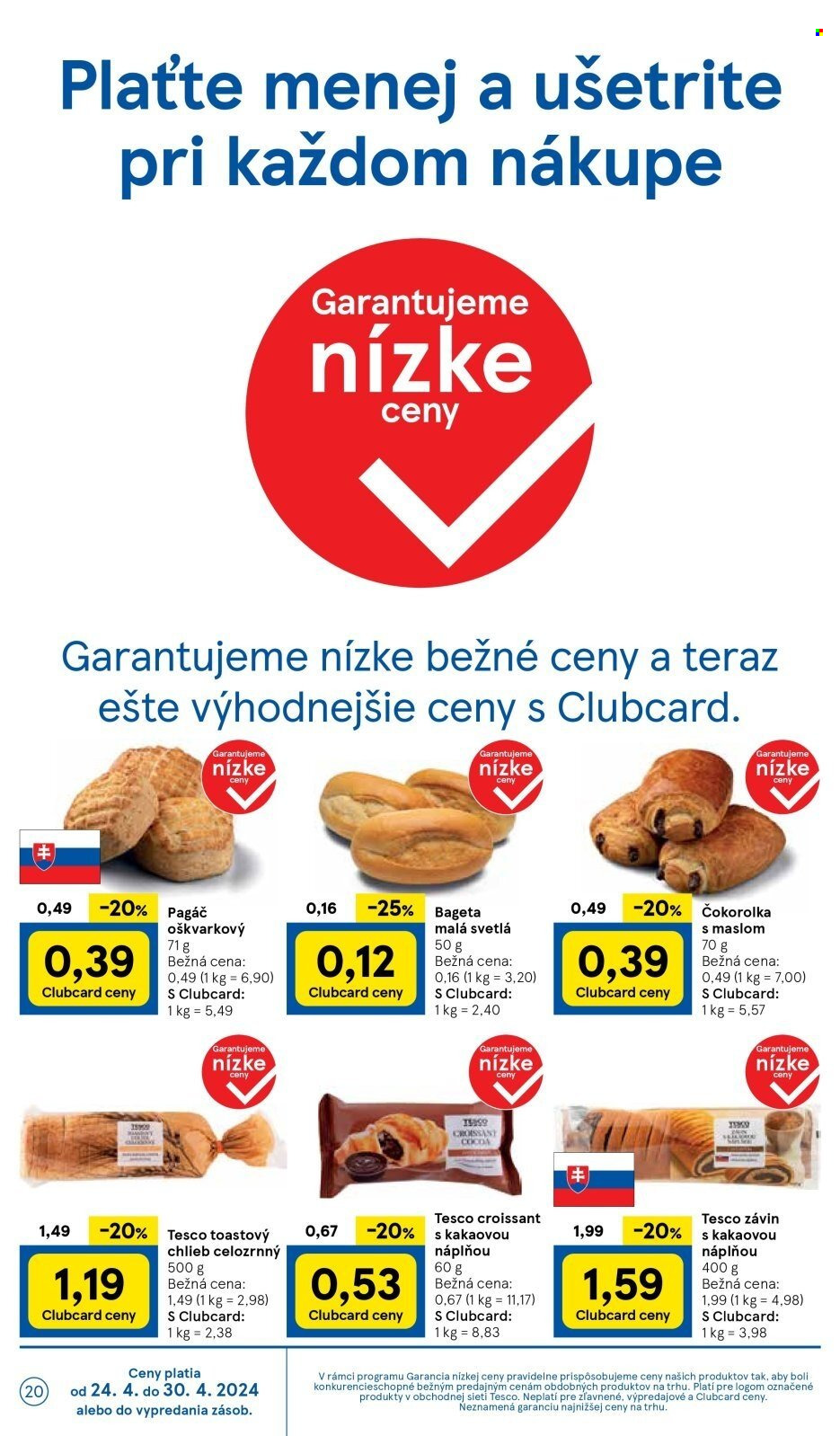 Leták TESCO - 24.4.2024 - 30.4.2024. Strana 20