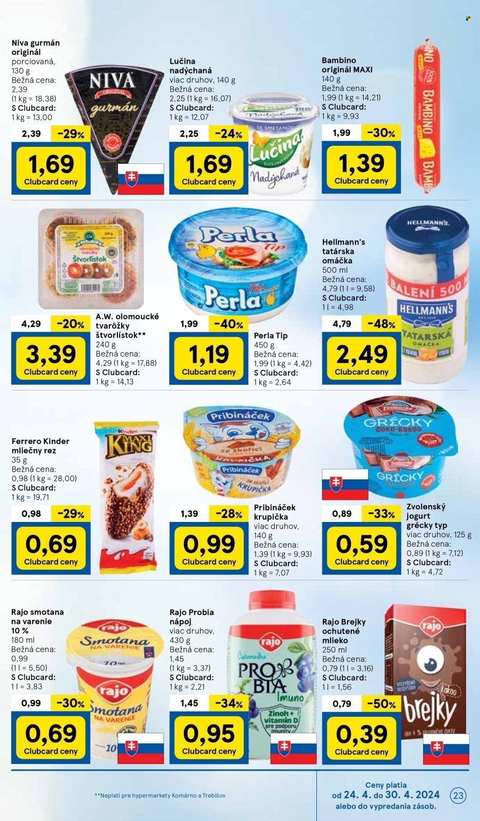 Leták TESCO - 24.4.2024 - 30.4.2024. Strana 23
