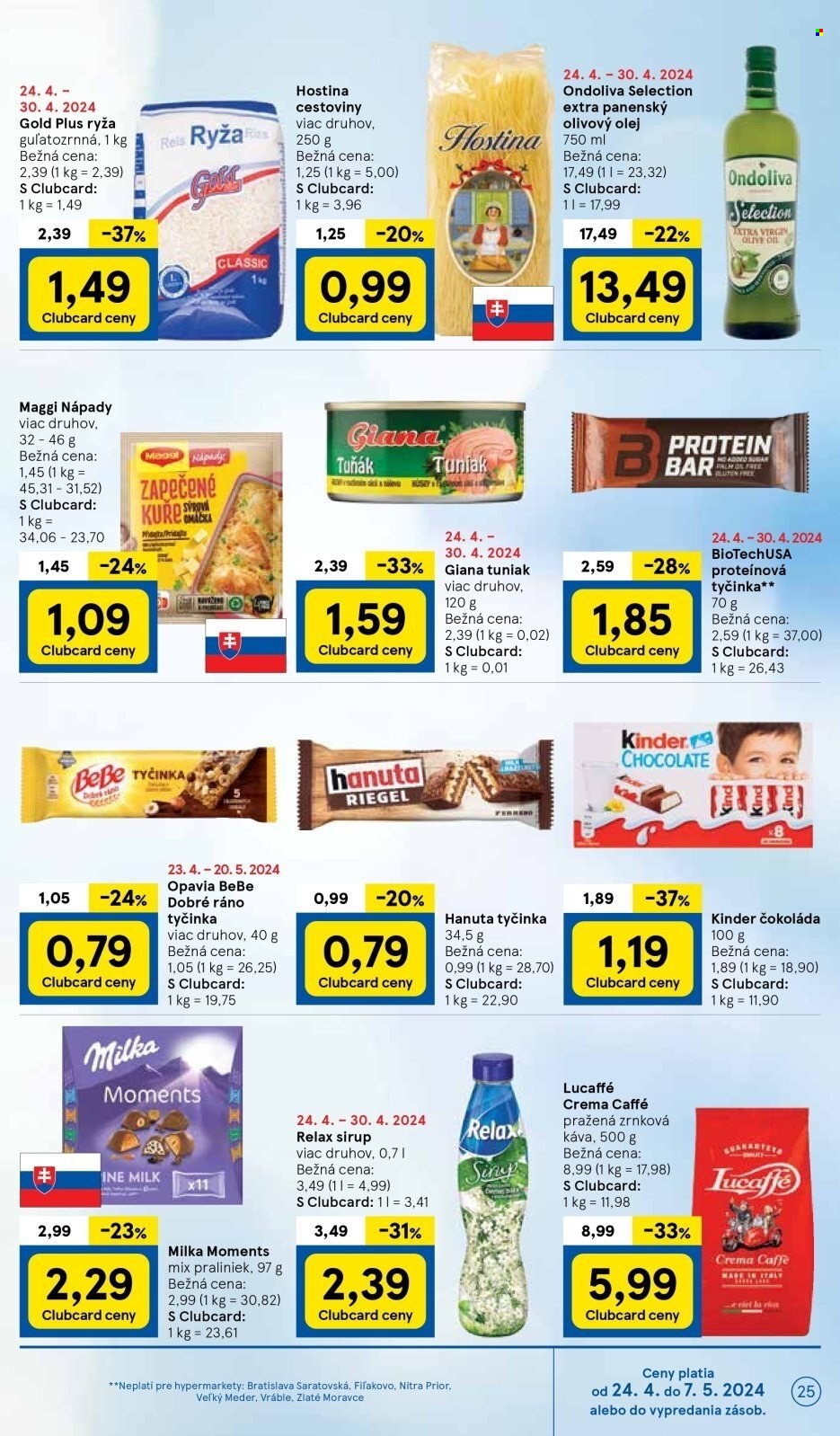 Leták TESCO - 24.4.2024 - 30.4.2024. Strana 25