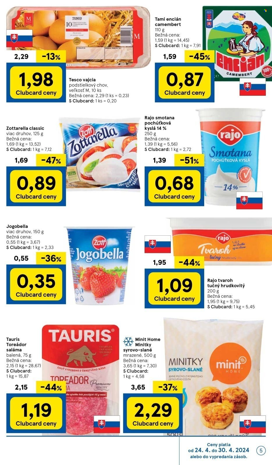 Leták TESCO supermarket - 24.4.2024 - 30.4.2024. Strana 5