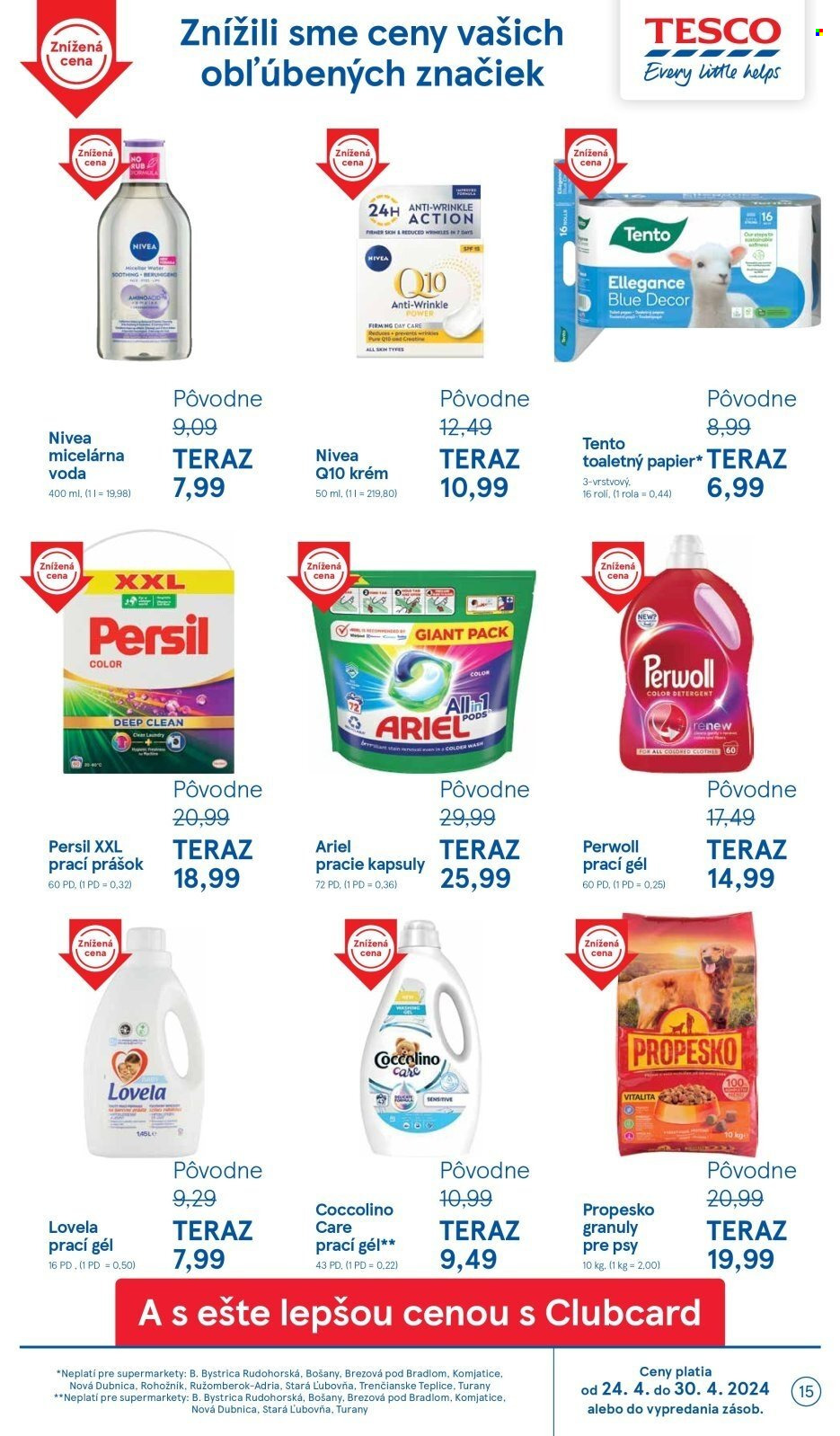 Leták TESCO supermarket - 24.4.2024 - 30.4.2024. Strana 15