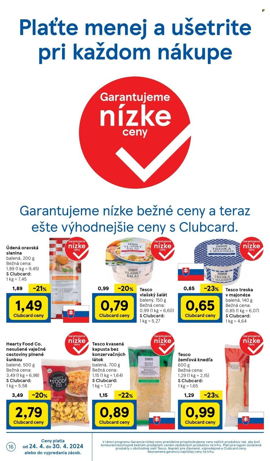 Leták TESCO supermarket - 24.4.2024 - 30.4.2024. Strana 16