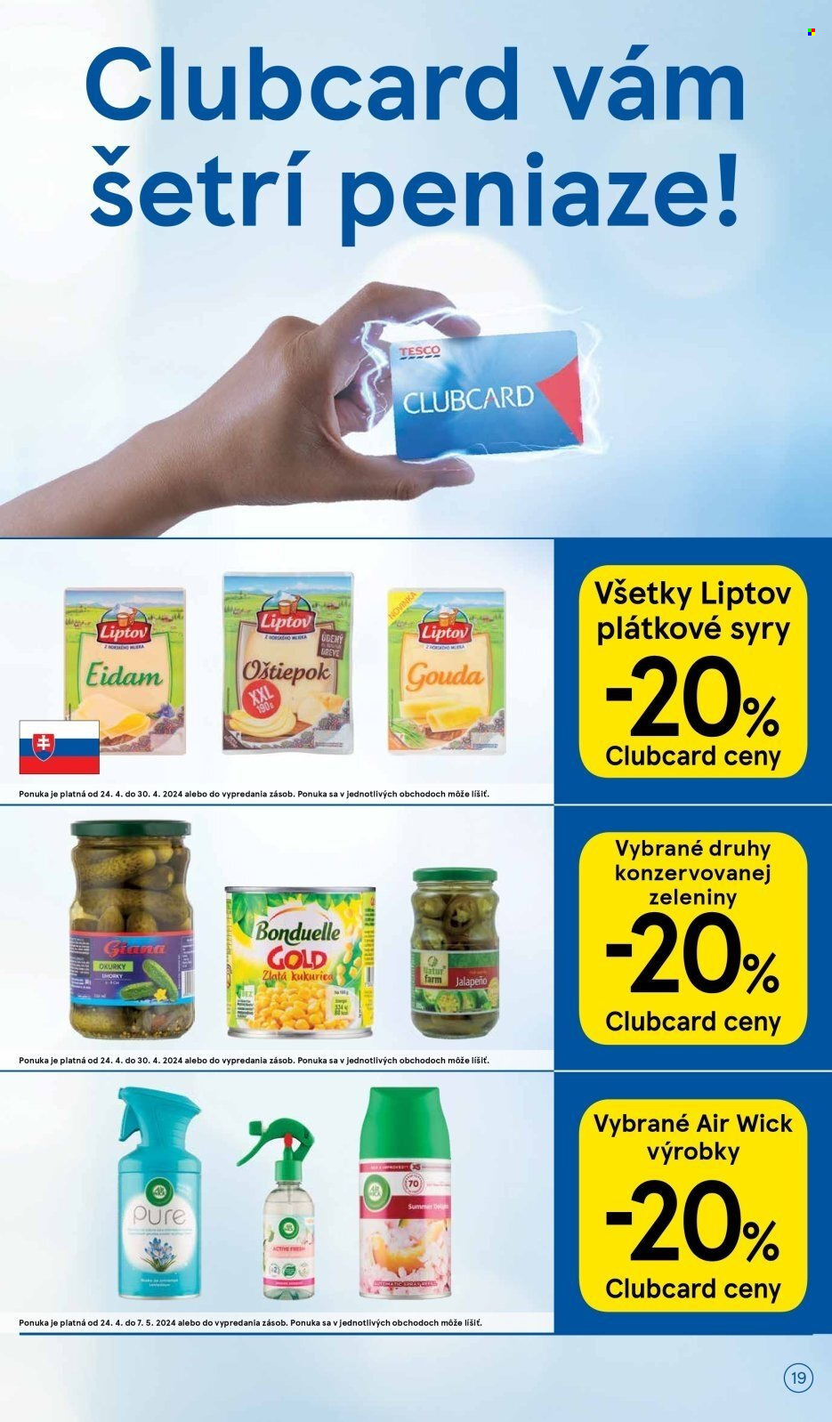 Leták TESCO supermarket - 24.4.2024 - 30.4.2024. Strana 19