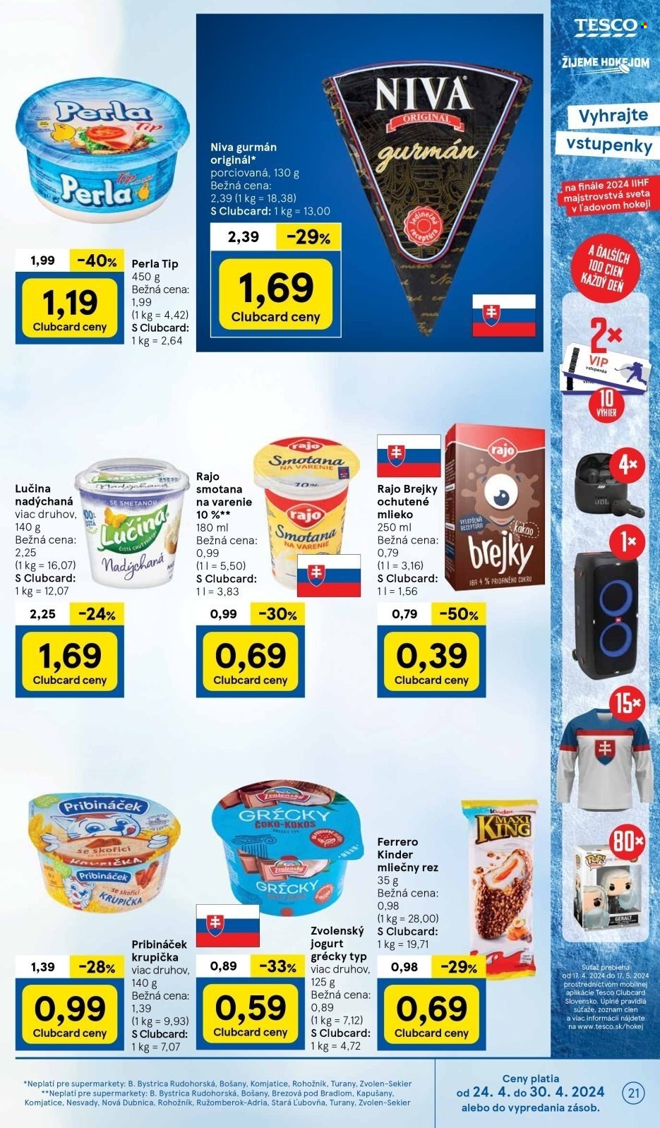 Leták TESCO supermarket - 24.4.2024 - 30.4.2024. Strana 21