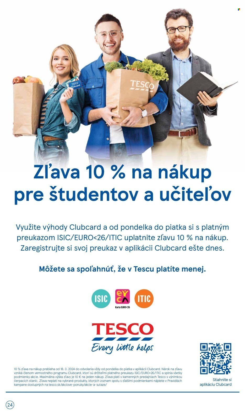 Leták TESCO supermarket - 24.4.2024 - 30.4.2024. Strana 24