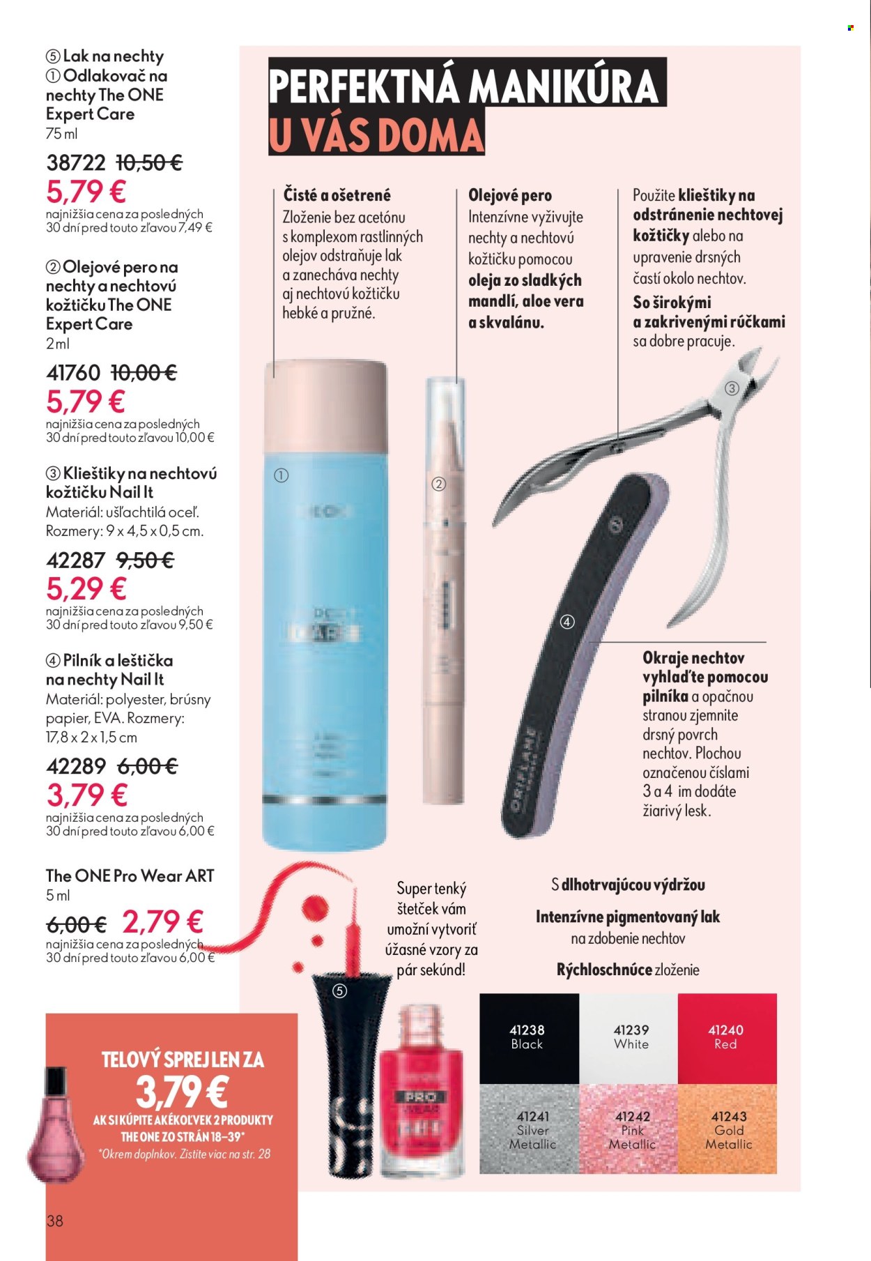 Leták Oriflame - 7.5.2024 - 27.5.2024. Strana 38
