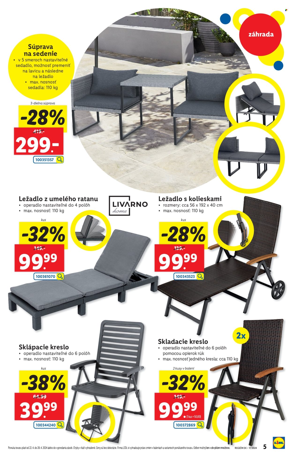 Leták Lidl - 22.4.2024 - 28.4.2024. Strana 5