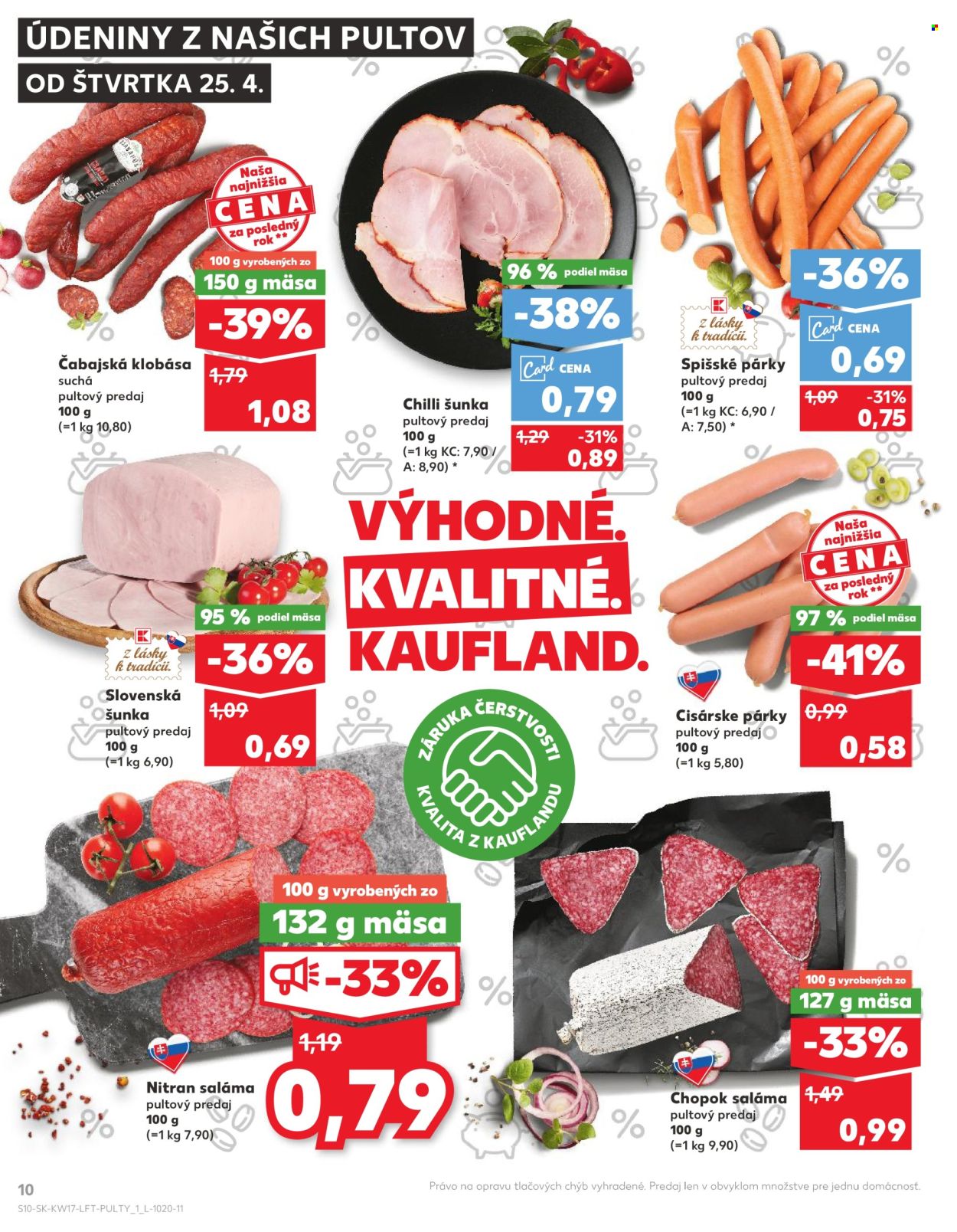 Leták Kaufland - 25.4.2024 - 30.4.2024. Strana 10