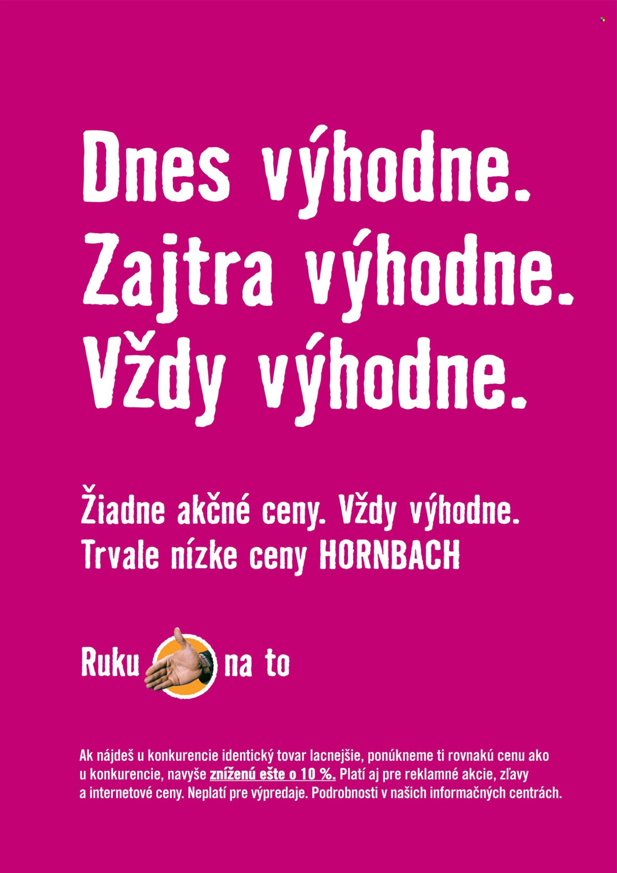 Leták Hornbach. Strana 9