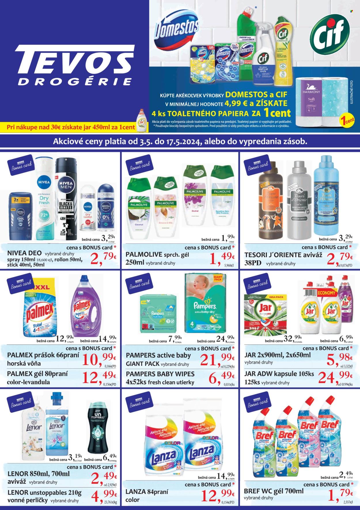 Leták Tevos Drogérie - 3.5.2024 - 17.5.2024. Strana 1