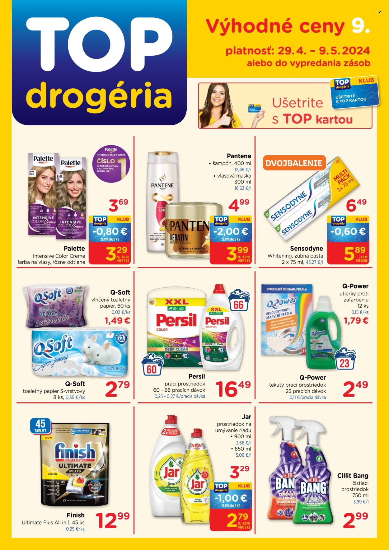 Leták TOP drogéria - 29.4.2024 - 9.5.2024. Strana 1