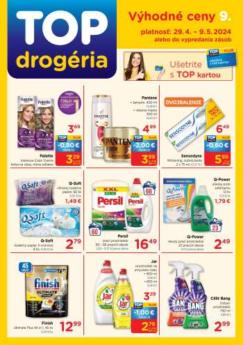 Leták TOP drogéria - 29.4.2024 - 9.5.2024.
