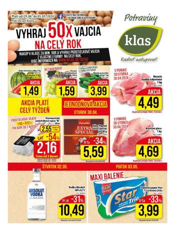 Leták Klas - 29.4.2024 - 5.5.2024.
