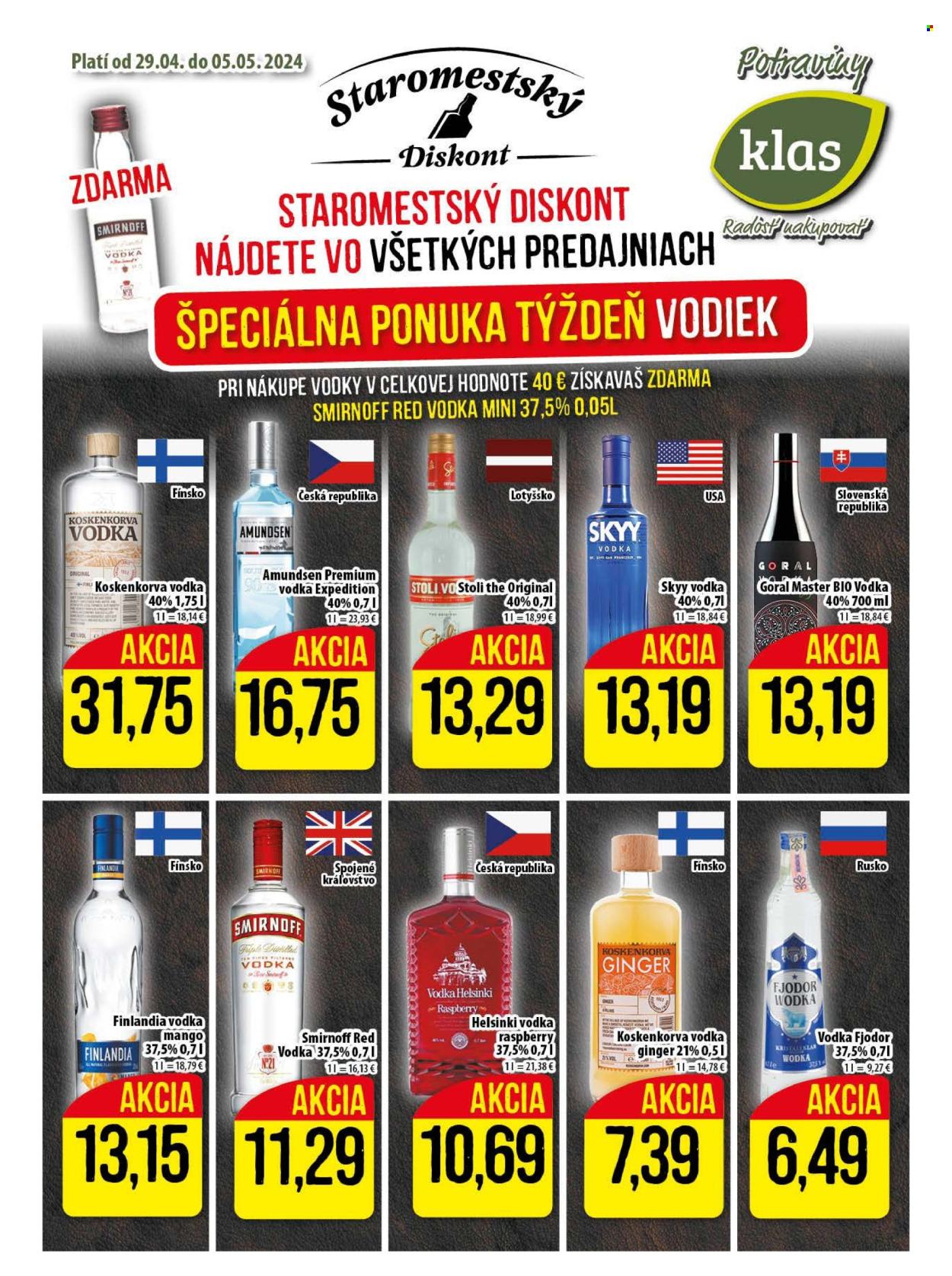Leták Klas - 29.4.2024 - 5.5.2024. Strana 1