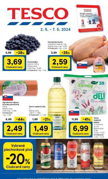 Leták TESCO - 2.5.2024 - 7.5.2024.