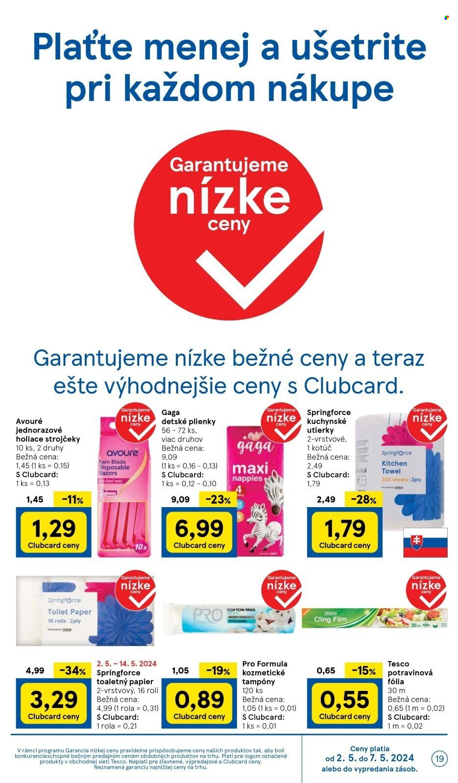 Leták TESCO - 2.5.2024 - 7.5.2024. Strana 19