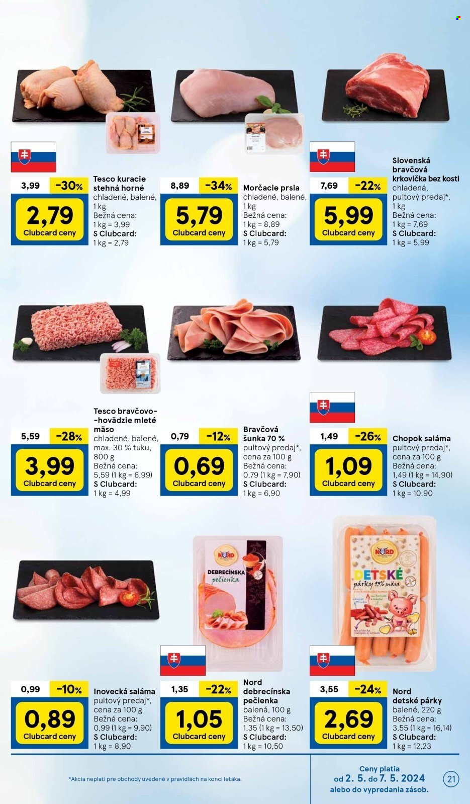 Leták TESCO - 2.5.2024 - 7.5.2024. Strana 21