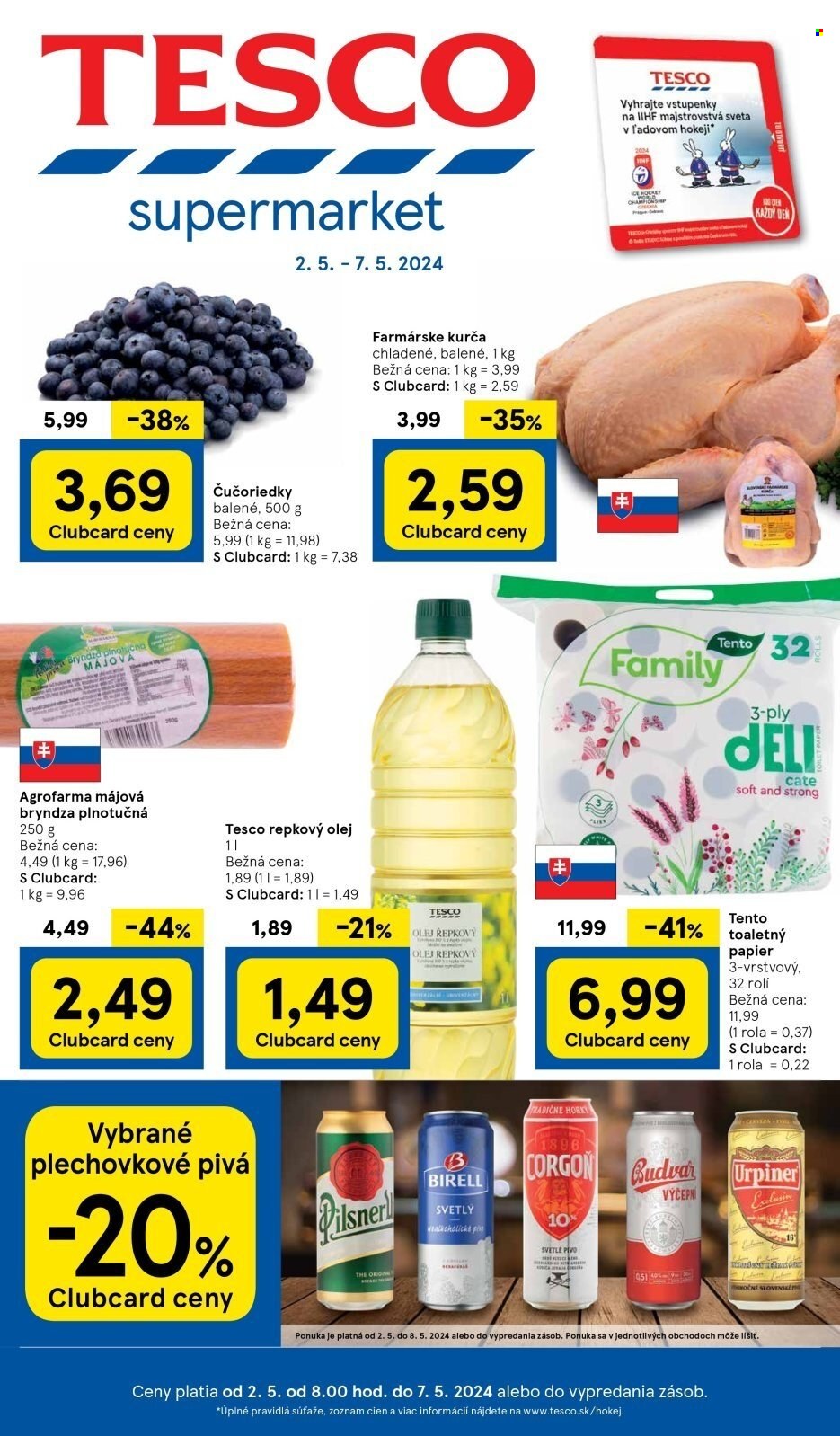 Leták TESCO supermarket - 2.5.2024 - 7.5.2024. Strana 1