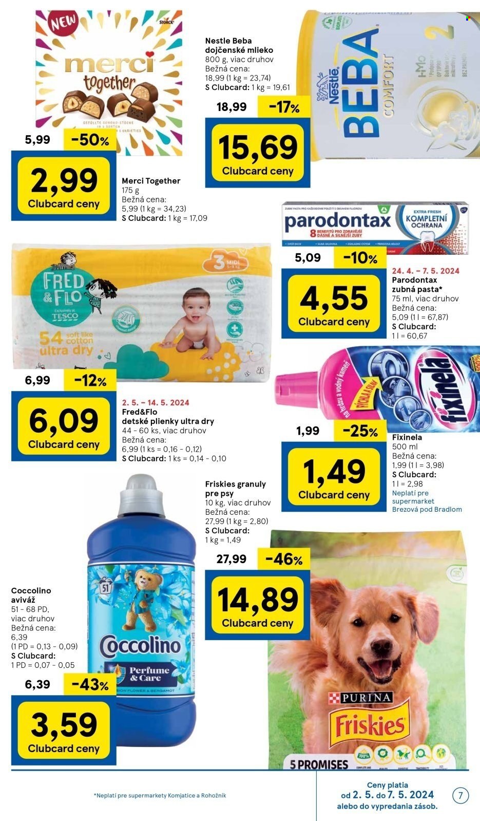 Leták TESCO supermarket - 2.5.2024 - 7.5.2024. Strana 7