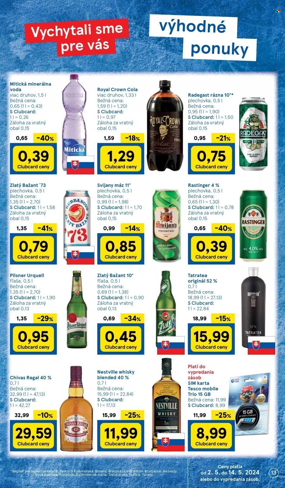 Leták TESCO supermarket - 2.5.2024 - 7.5.2024. Strana 13
