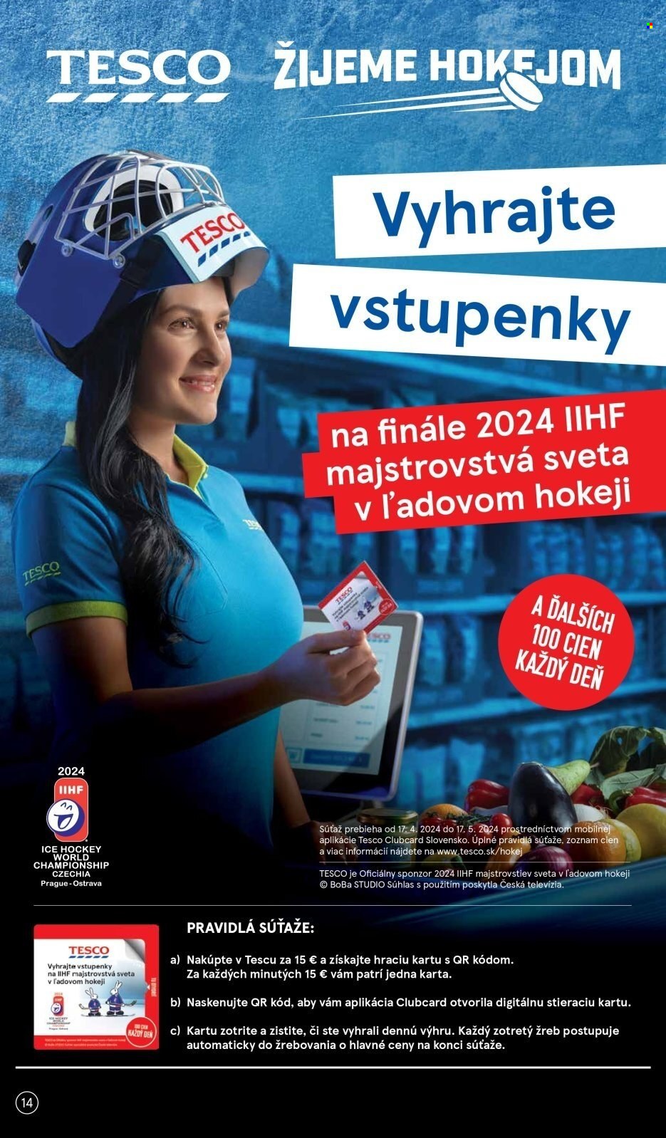 Leták TESCO supermarket - 2.5.2024 - 7.5.2024. Strana 14