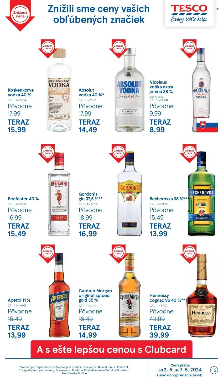 Leták TESCO supermarket - 2.5.2024 - 7.5.2024. Strana 15