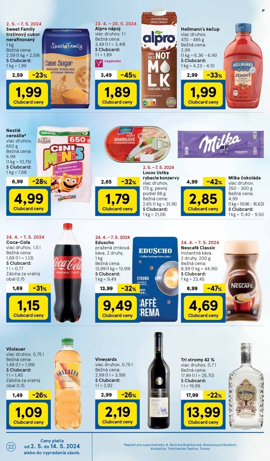 Leták TESCO supermarket - 2.5.2024 - 7.5.2024. Strana 22