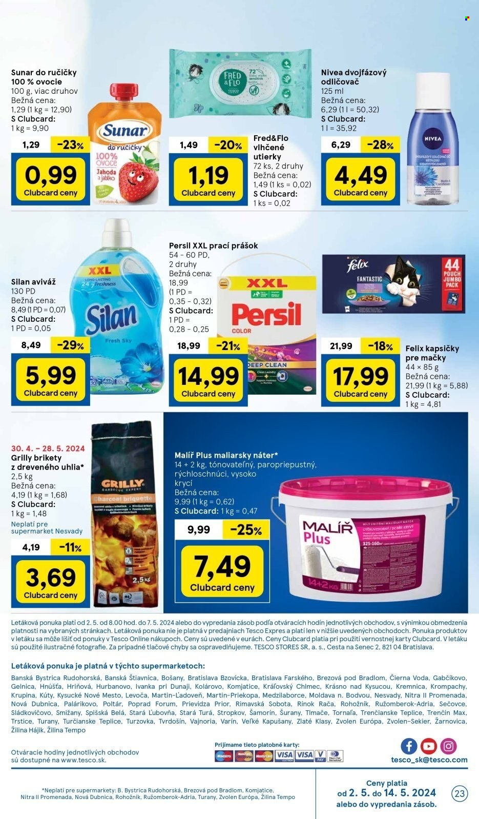Leták TESCO supermarket - 2.5.2024 - 7.5.2024. Strana 23