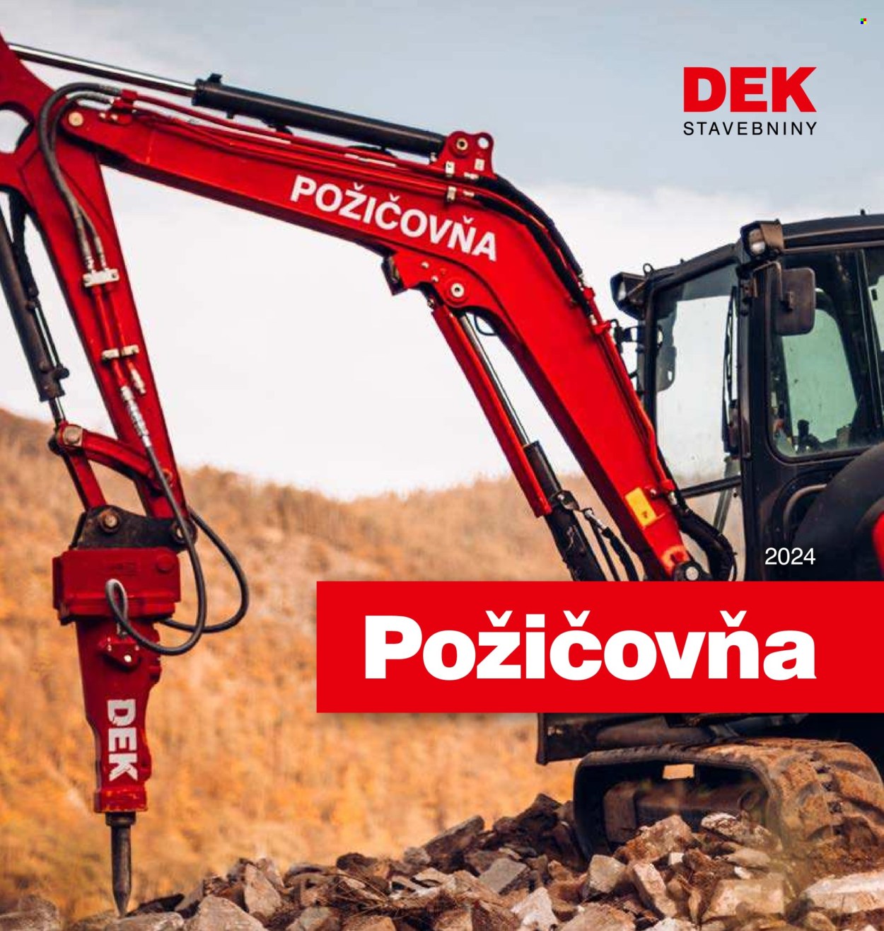Leták DEK. Strana 1