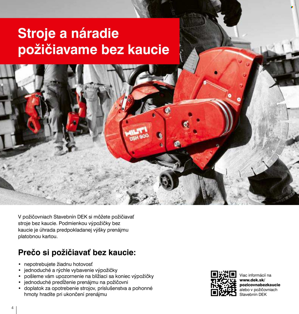 Leták DEK. Strana 6