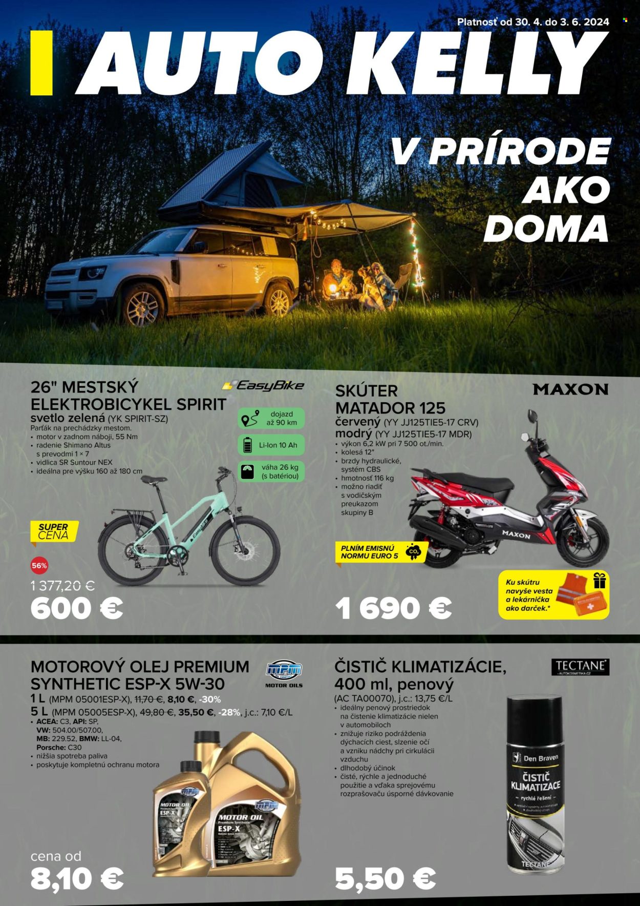 Leták Auto Kelly - 30.4.2024 - 3.6.2024. Strana 1