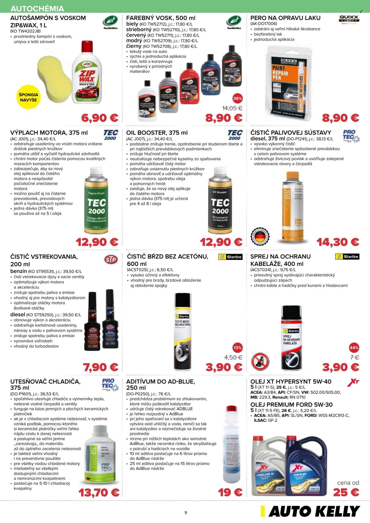 Leták Auto Kelly - 30.4.2024 - 3.6.2024. Strana 9
