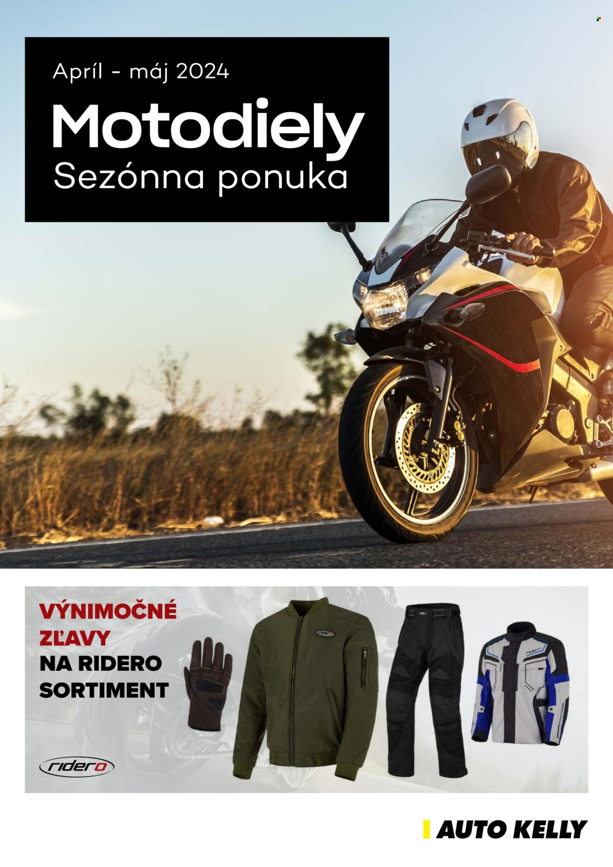 Leták Auto Kelly - 1.4.2024 - 31.5.2024. Strana 1