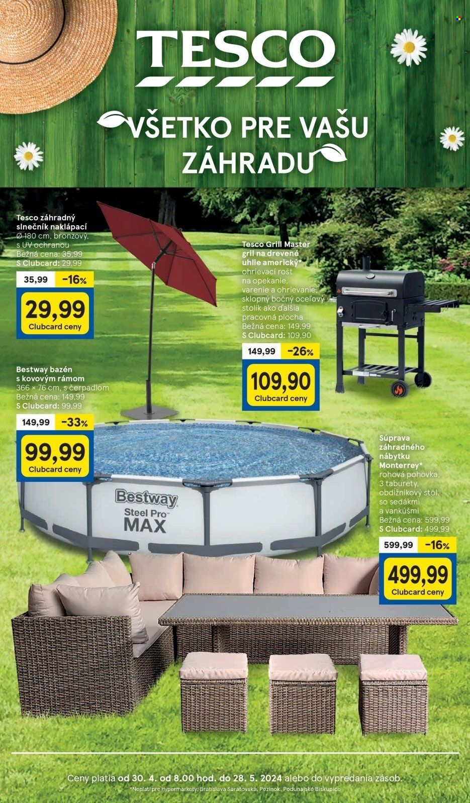Leták TESCO - 30.4.2024 - 28.5.2024. Strana 1