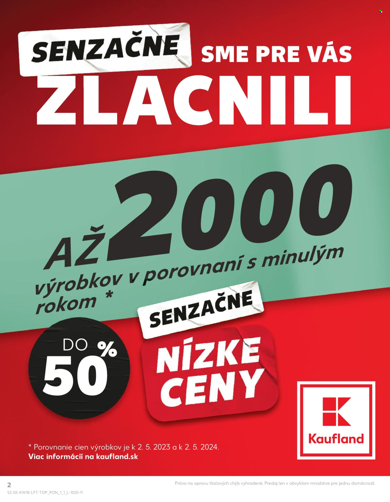 Leták Kaufland - 2.5.2024 - 7.5.2024. Strana 2