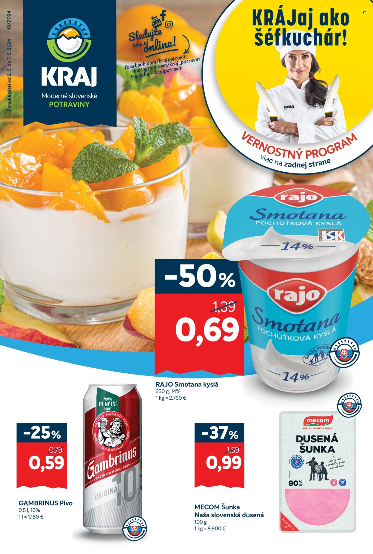 Leták Kraj - 2.5.2024 - 7.5.2024. Strana 1