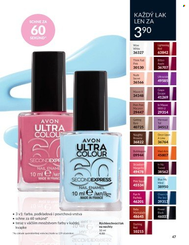 Leták Avon - 1.5.2024 - 31.5.2024. Strana 47