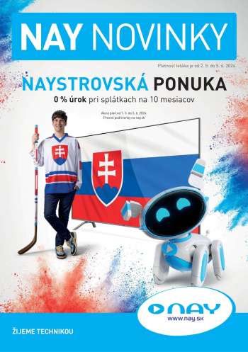 Leták NAY Elektrodom - 2.5.2024 - 5.6.2024.