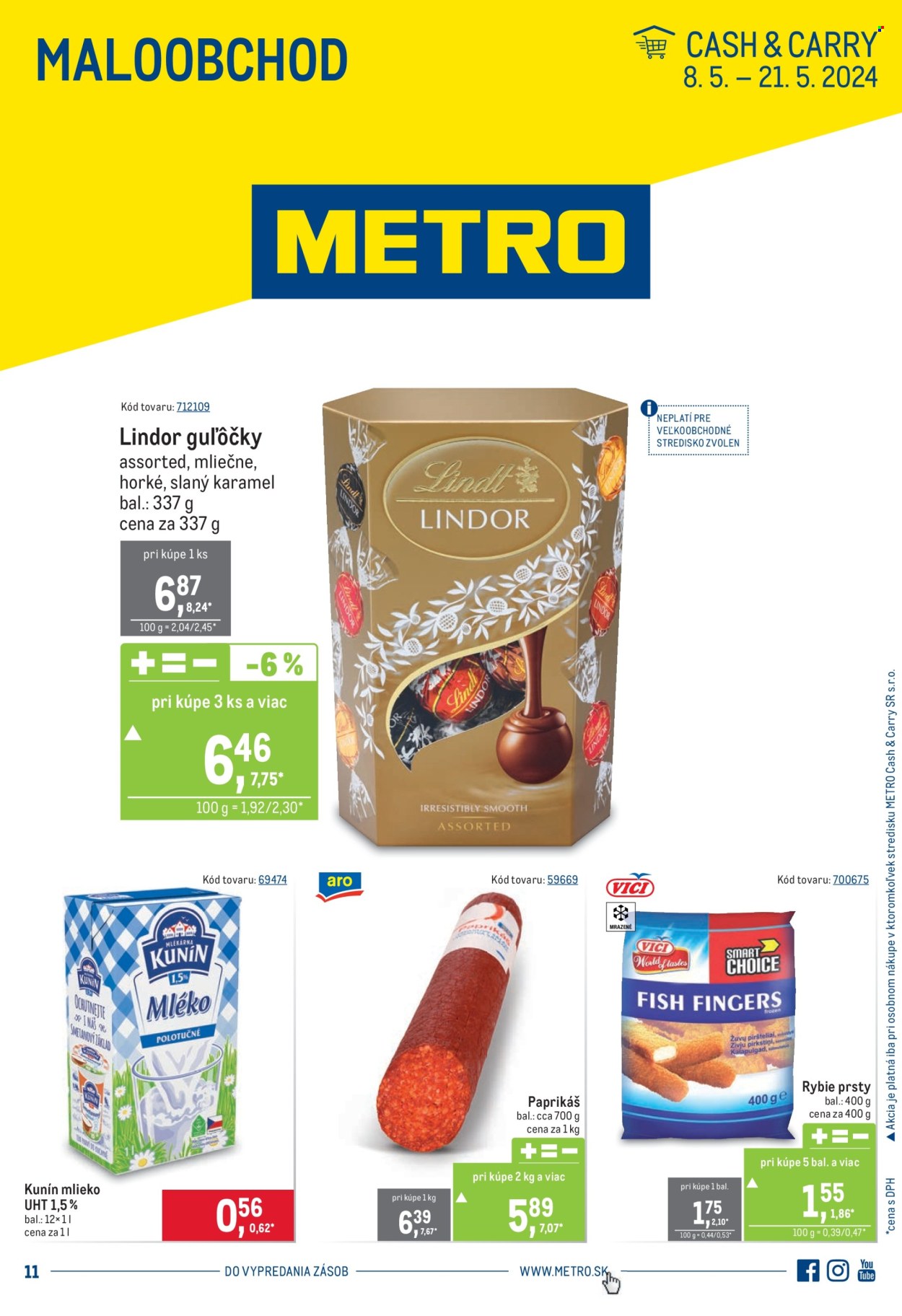 Leták Metro - 8.5.2024 - 21.5.2024. Strana 1