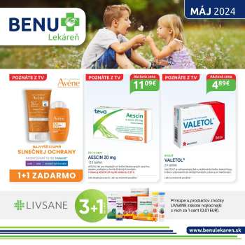 Leták BENU Lekáreň - 1.5.2024 - 31.5.2024.