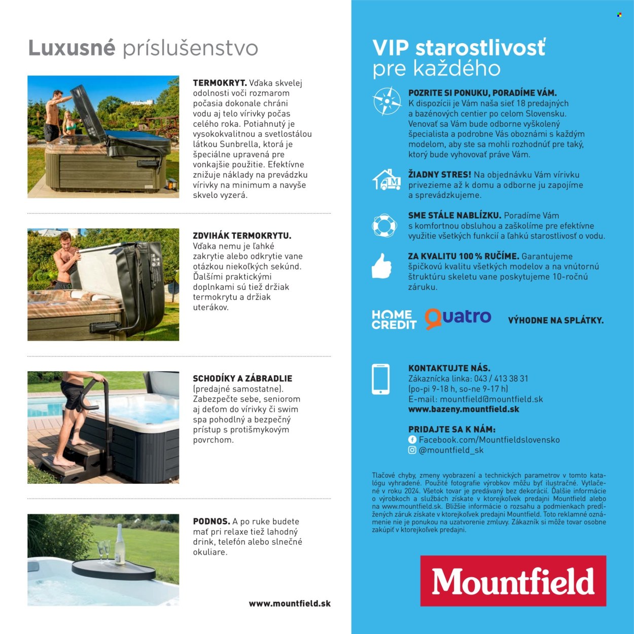 Leták Mountfield. Strana 1
