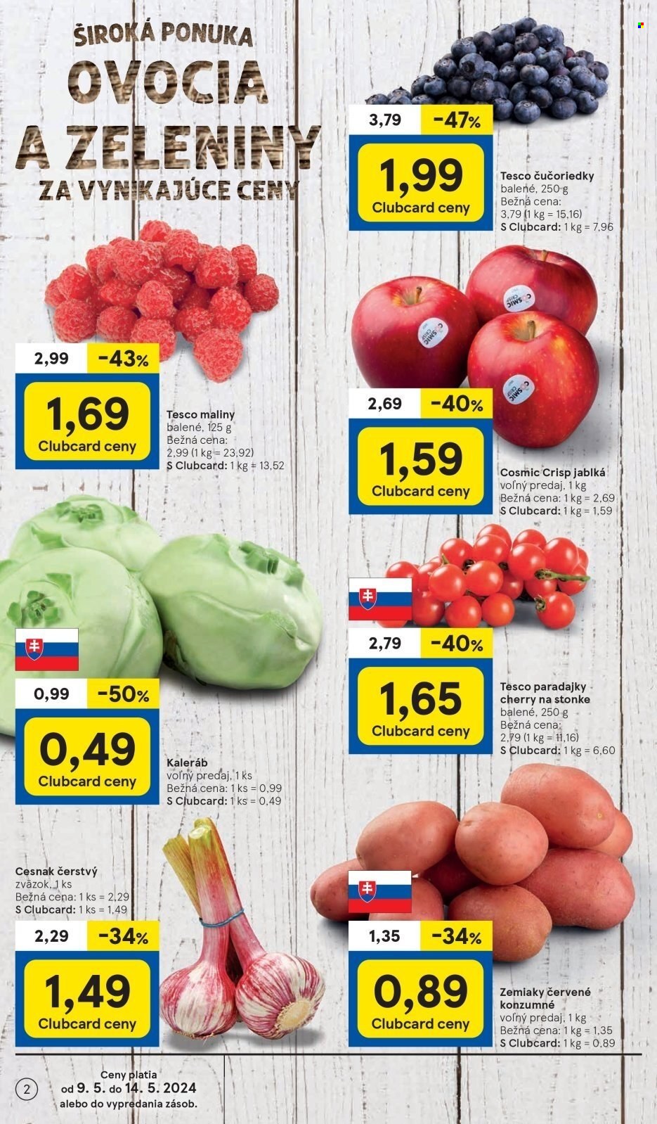 Leták TESCO - 9.5.2024 - 14.5.2024. Strana 2